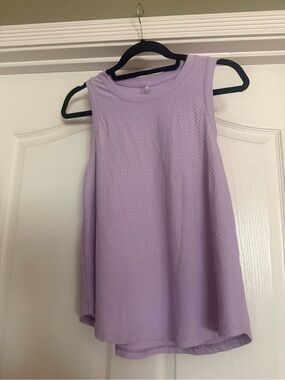 Calia Lavender Textured Sleeveless Top